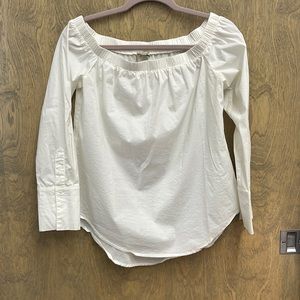 White off the shoulder top